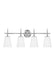 Driscoll Four Light Wall / Bath in Chrome