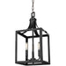 Labette Three Light Hall / Foyer Pendant in Black