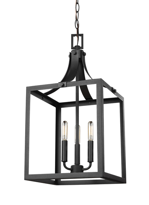 Labette Three Light Hall / Foyer in Black