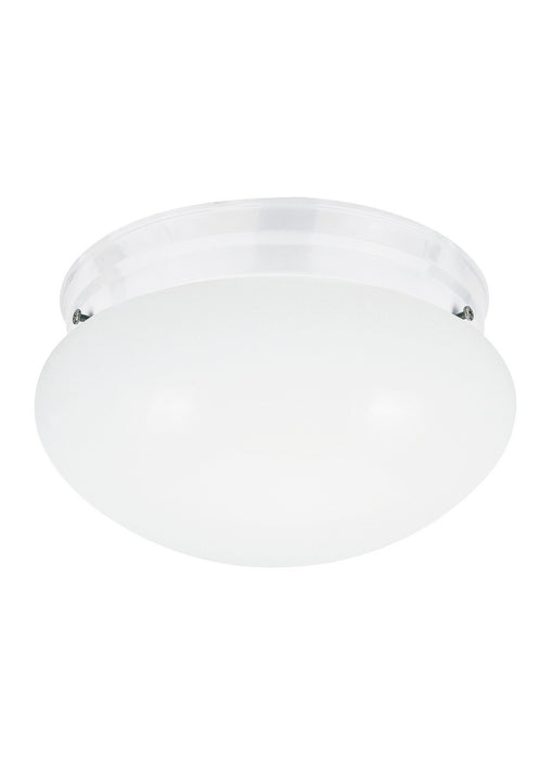 Webster One Light Flush Mount in White