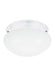 Webster One Light Flush Mount in White