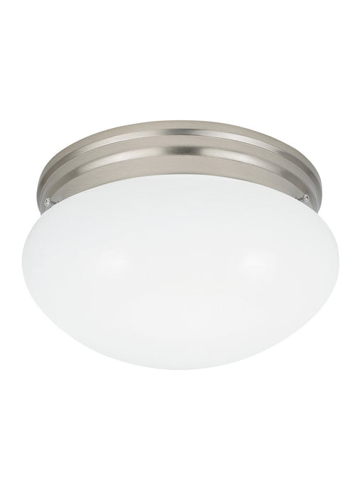 Webster One Light Flush Mount in Brushed Nickel