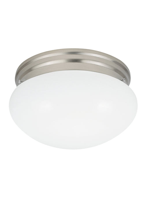 Webster Two Light Flush Mount in Brushed Nickel