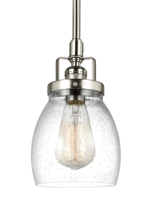 Belton One Light Mini-Pendant in Brushed Nickel