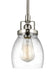 Belton One Light Mini-Pendant in Brushed Nickel