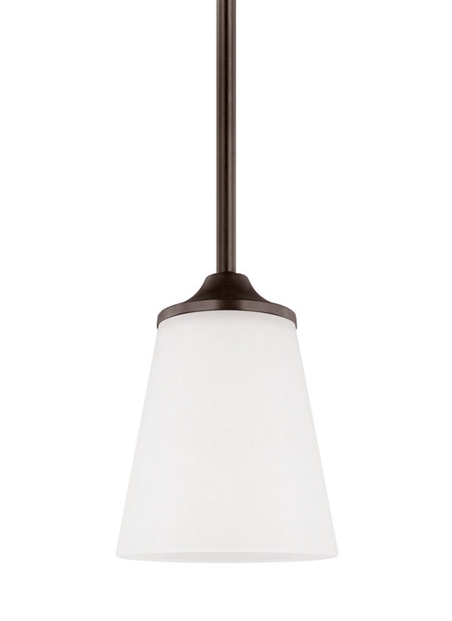 Hanford One Light Mini-Pendant in Bronze