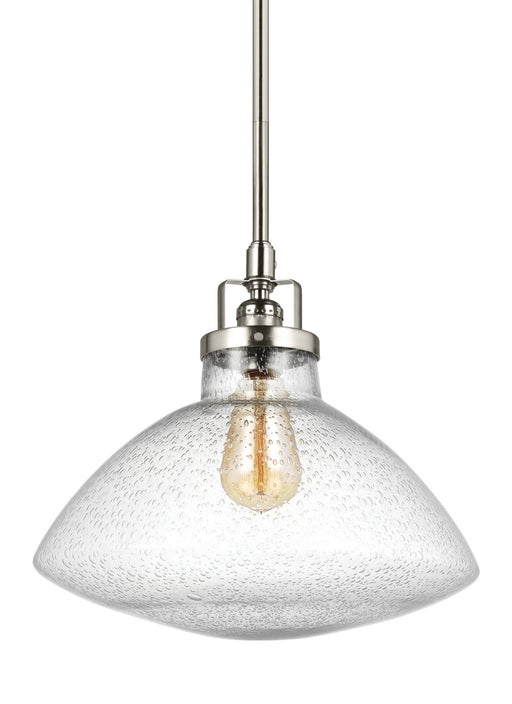 Belton One Light Pendant in Brushed Nickel