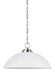 Oslo One Light Pendant in Brushed Nickel