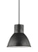 Division Street One Light Pendant in Stardust