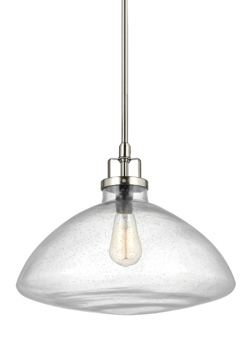 Belton One Light Pendant in Brushed Nickel