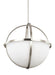 Alturas Three Light Pendant in Brushed Nickel