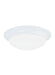 Nash One Light Flush Mount in White