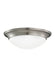 Nash One Light Flush Mount in Brushed Nickel