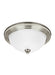 Geary One Light Flush Mount in Brushed Nickel