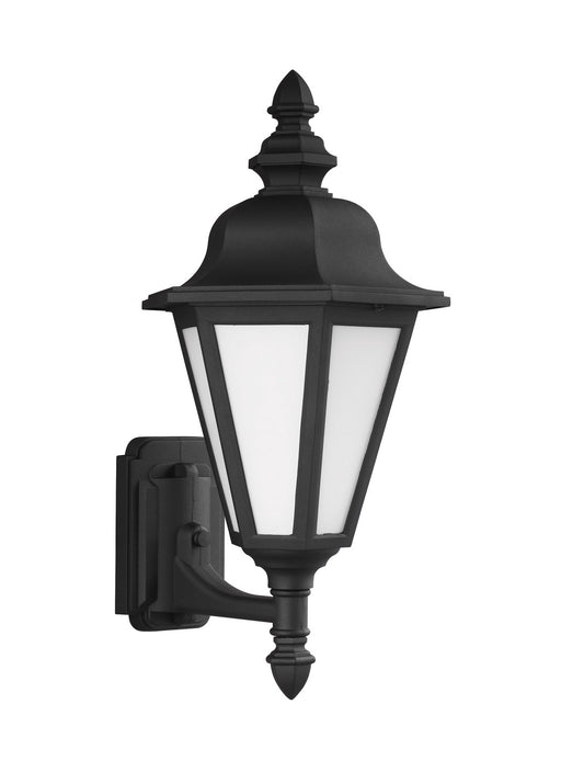 Brentwood One Light Outdoor Wall Lantern in Black