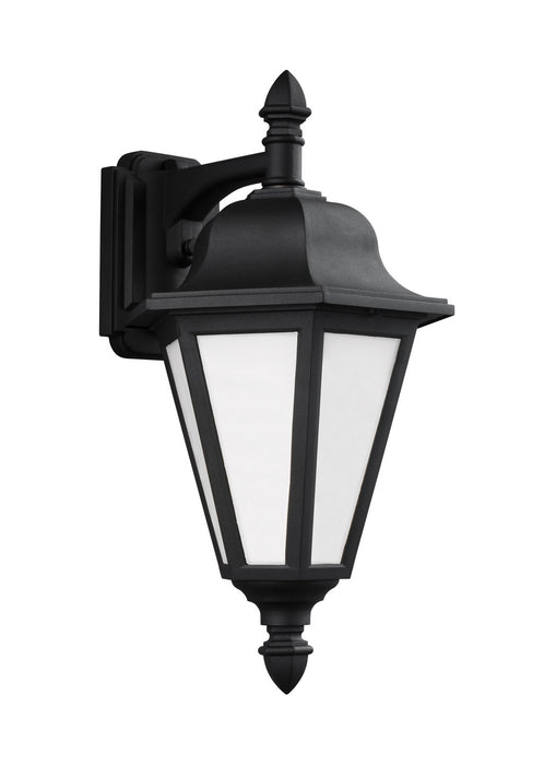 Brentwood One Light Outdoor Wall Lantern in Black