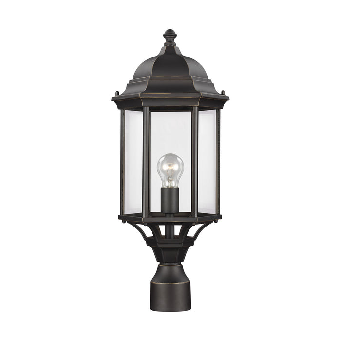 Sevier One Light Outdoor Post Lantern in Antique Bronze