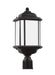 Kent One Light Outdoor Post Lantern in Oxford Bronze