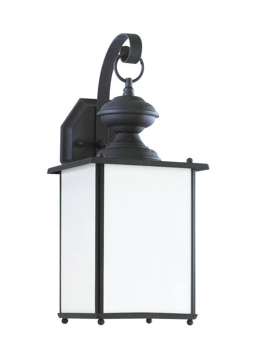 Jamestowne One Light Outdoor Wall Lantern in Black