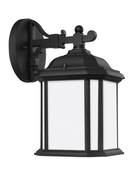 Kent One Light Outdoor Wall Lantern in Black