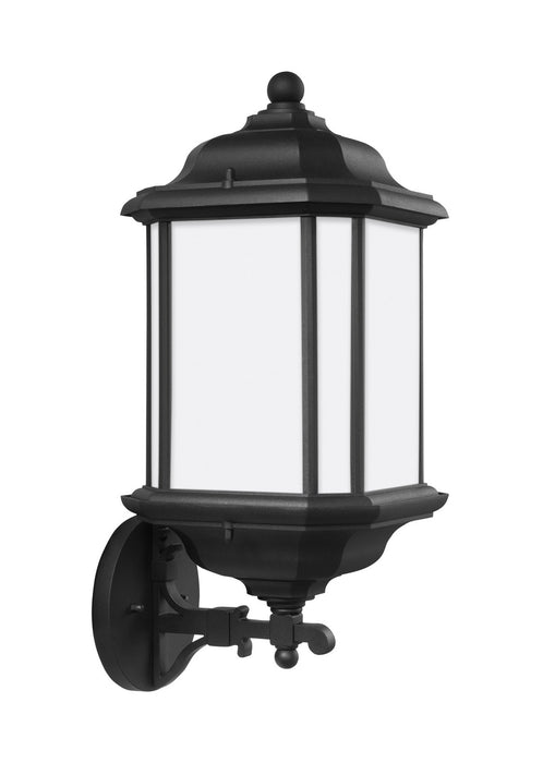 Kent One Light Outdoor Wall Lantern in Black