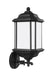 Kent One Light Outdoor Wall Lantern in Black