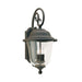 Trafalgar Three Light Outdoor Wall Lantern in Oxidized Bronze