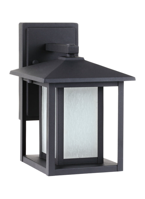 Hunnington One Light Outdoor Wall Lantern in Black