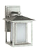 Hunnington One Light Outdoor Wall Lantern in Weathered Pewter