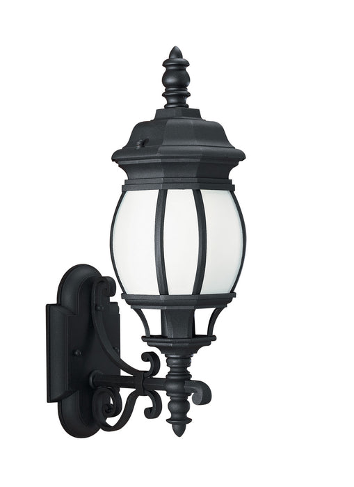 Wynfield One Light Outdoor Wall Lantern in Black