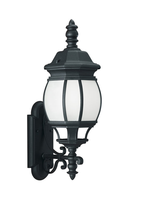 Wynfield One Light Outdoor Wall Lantern in Black