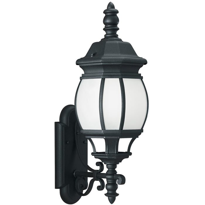 Wynfield One Light Outdoor Wall Lantern in Black