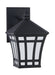 Herrington One Light Outdoor Wall Lantern in Black