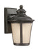 Cape May One Light Outdoor Wall Lantern in Burled Iron