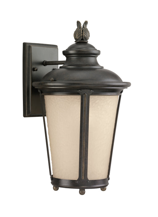 Cape May One Light Outdoor Wall Lantern in Burled Iron