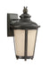 Cape May One Light Outdoor Wall Lantern in Burled Iron