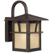 Medford Lakes One Light Outdoor Wall Lantern in Statuary Bronze