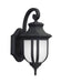 Childress One Light Outdoor Wall Lantern in Black