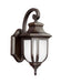 Childress One Light Outdoor Wall Lantern in Antique Bronze