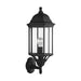 Sevier One Light Outdoor Wall Lantern in Black