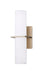 11016-09- LED Wall Sconce in Satin Nickel with Satin White Glass by Dolan Designs