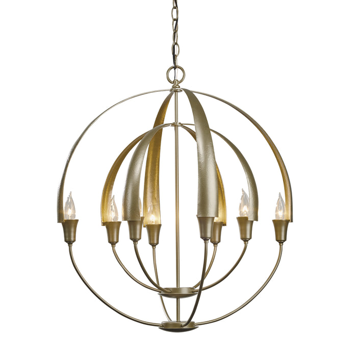 Double Cirque Chandelier in Soft Gold - 104205-SKT-84 by Hubbardton Forge