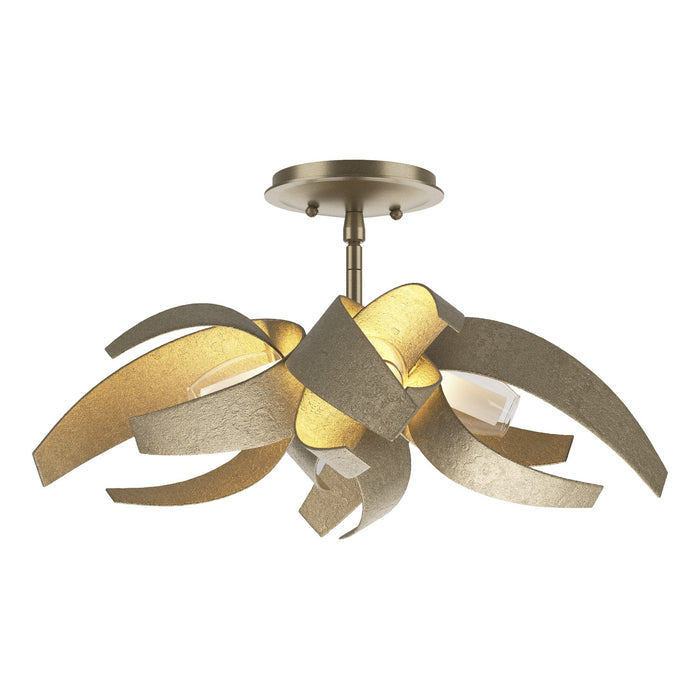 Corona Semi-Flush in Soft Gold - 128712-SKT-84-YE0352 by Hubbardton Forge