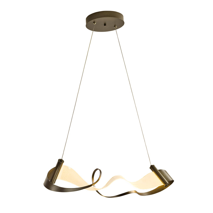 Zephyr LED Pendant in Dark Smoke - 139833-LED-STND-07 by Hubbardton Forge