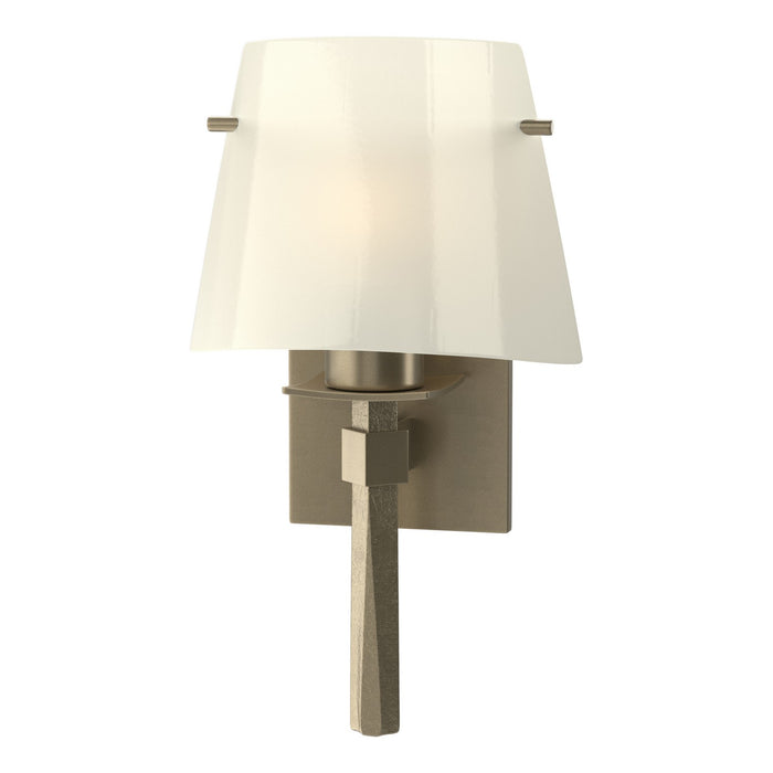 Beacon Hall Half Cone Glass Sconce in Soft Gold - 204825-SKT-84-CC0246 by Hubbardton Forge