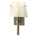 Beacon Hall Half Cone Glass Sconce in Soft Gold - 204825-SKT-84-CC0246 by Hubbardton Forge