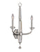 031322-010-FR001- Modern Palermo 2-Light Wall Bracket in Chrome with Firenze Clear Crystals by Allegri