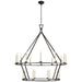 Darlana 20 Light Chandelier in Aged Iron