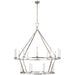 Darlana 20 Light Chandelier in Polished Nickel