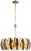 N7837-659- Manitou 6-Light Chandelier in Ardor Gold by Metropolitan